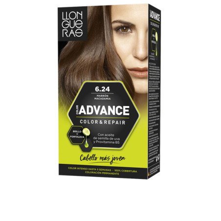 COLOR ADVANCE 624 marron macadamia 1 u by LLONGUERAS for Unisex