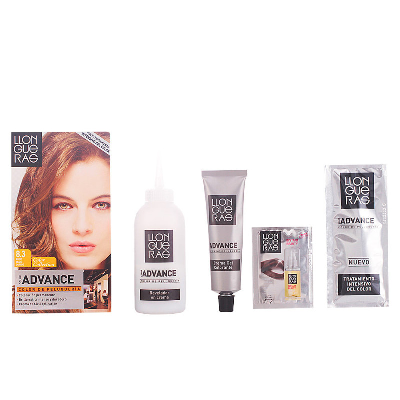 COLOR ADVANCE 83 rubio claro dorado 1 u by LLONGUERAS for Unisex