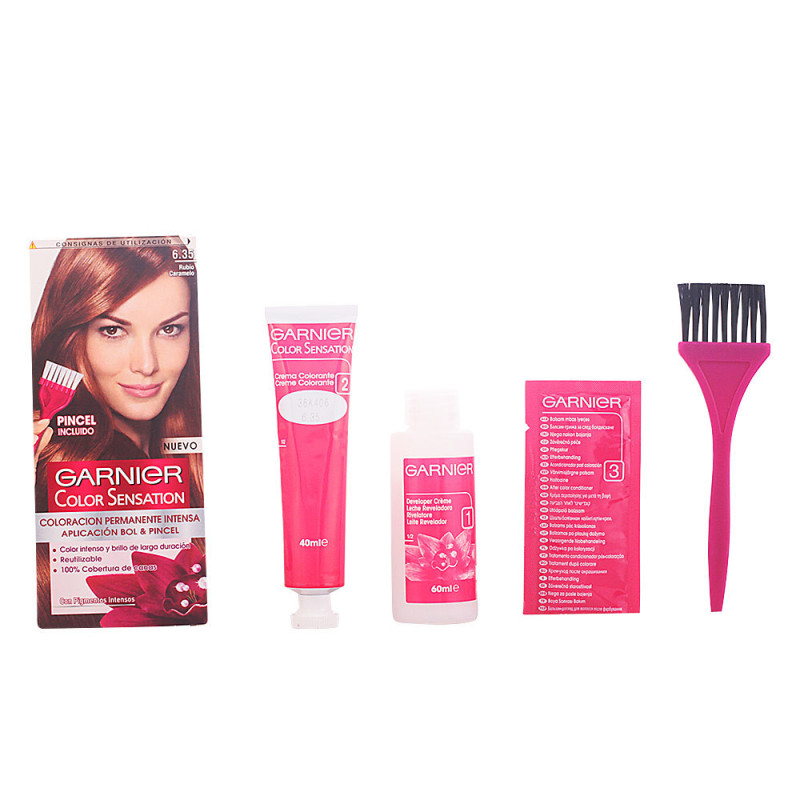 COLOR SENSATION 635 rubio caramelo 110 gr by GARNIER for Unisex