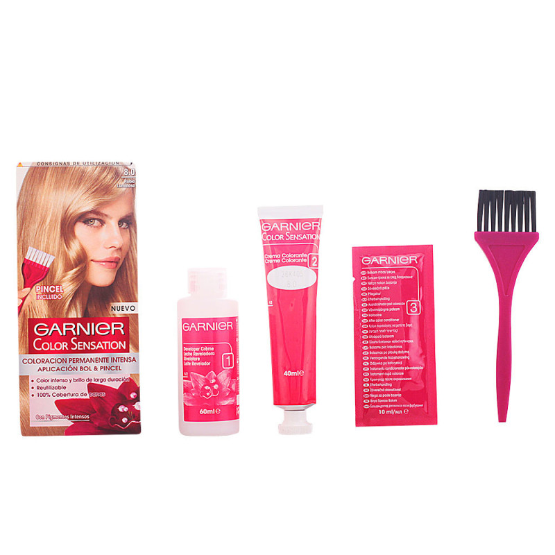 COLOR SENSATION 8 rubio luminoso 110 gr by GARNIER for Unisex