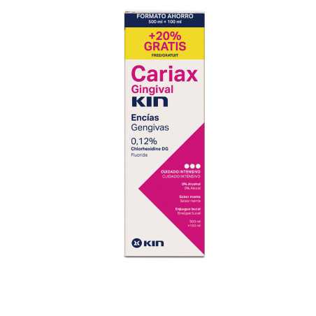 CARIAX GINGIVAL enjuague bucal 500 ml + 100 ml by KIN for Unisex