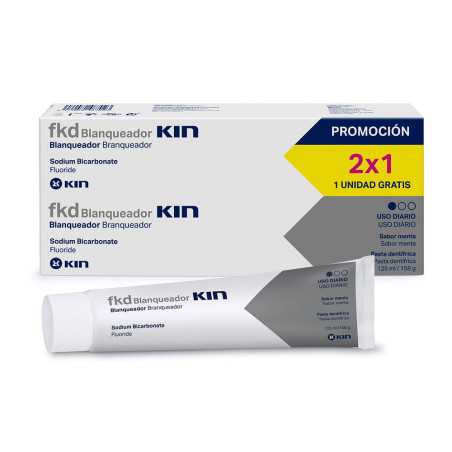 FKD BLANQUEADOR PASTA DENTÍFRICA lote 2 pz by KIN for Unisex