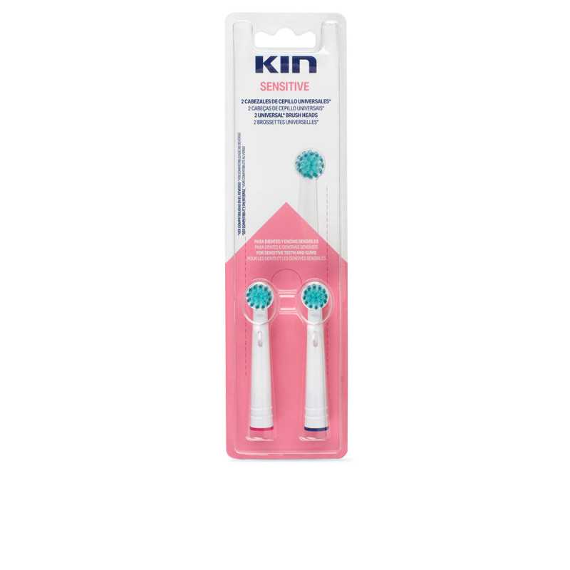 KIN SENSITIVE cabezal cepillo eléctrico universal 2 u by KIN for Unisex KIN SENSITIVE cabezal cepillo eléctrico universal 2 u by KIN for Unisex