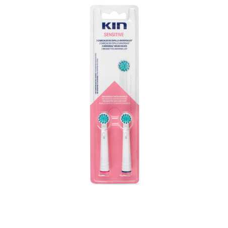 KIN SENSITIVE cabezal cepillo eléctrico universal 2 u by KIN for Unisex