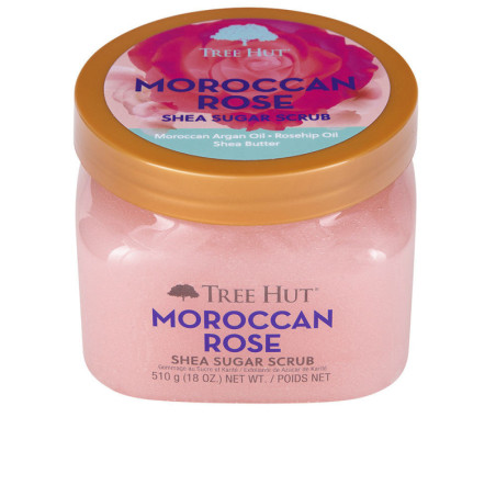 EXFOLIANTE de azúcar rosa de marruecos 510 gr by TREE HUT for Unisex