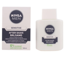 MEN SENSITIVE after-shave balm 0% alcohol 100 ml by NIVEA for Man