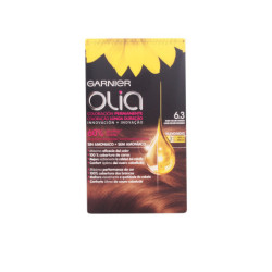 OLIA Coloracion Permanente 63 Rubio Oscuro Dorado lote by GARNIER for Unisex