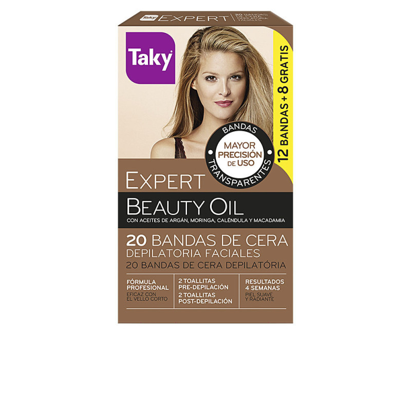 ACEITES NATURALES bandas cera faciales depilatorias 20 u by TAKY for Woman