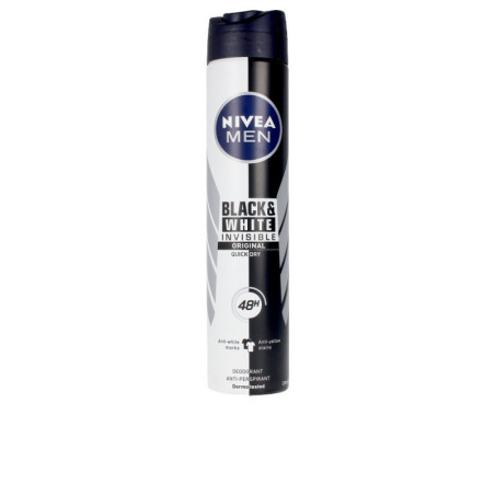 MEN BLACK & WHITE INVISIBLE desodorante vaporizador 200 ml by NIVEA for Man